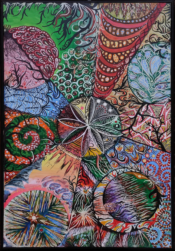 Cellules multicolore
