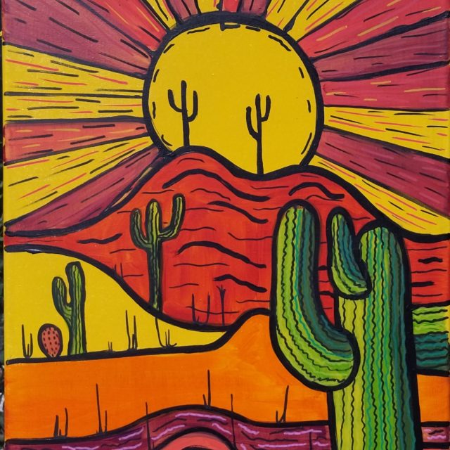Désert  en couleur