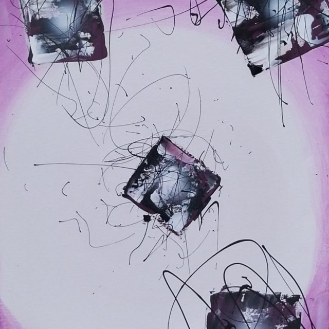 Carrés violets