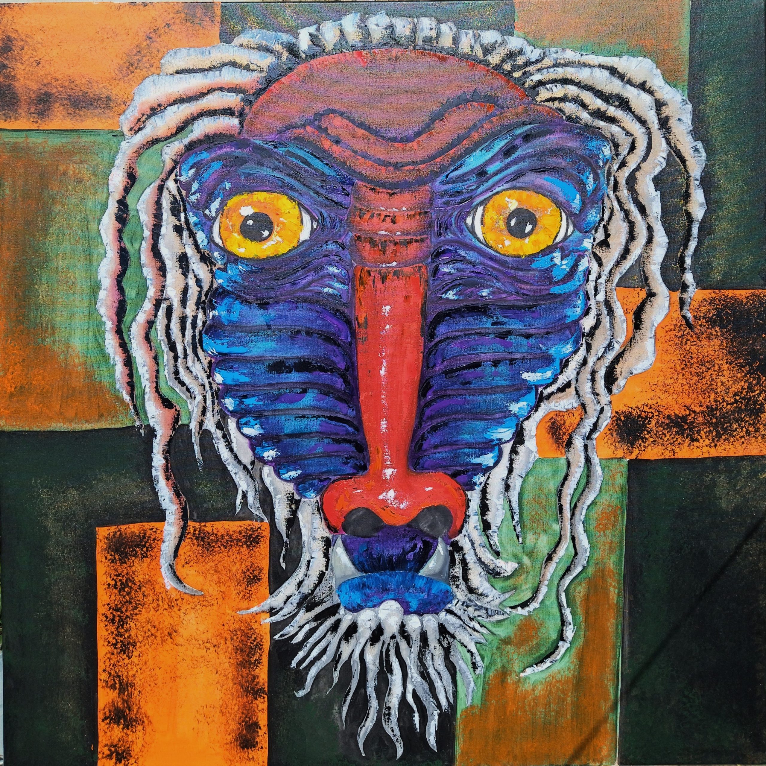 Le mandrill diabolique