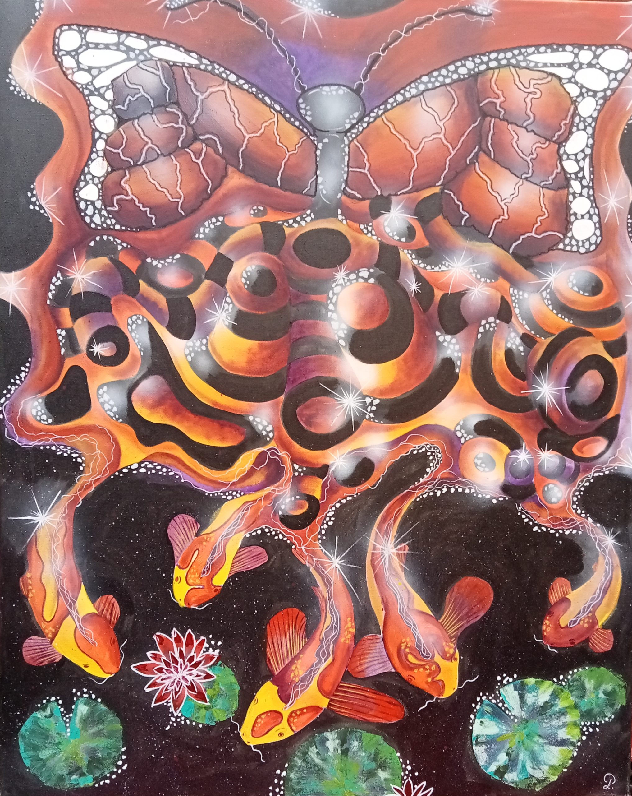the flight of water
