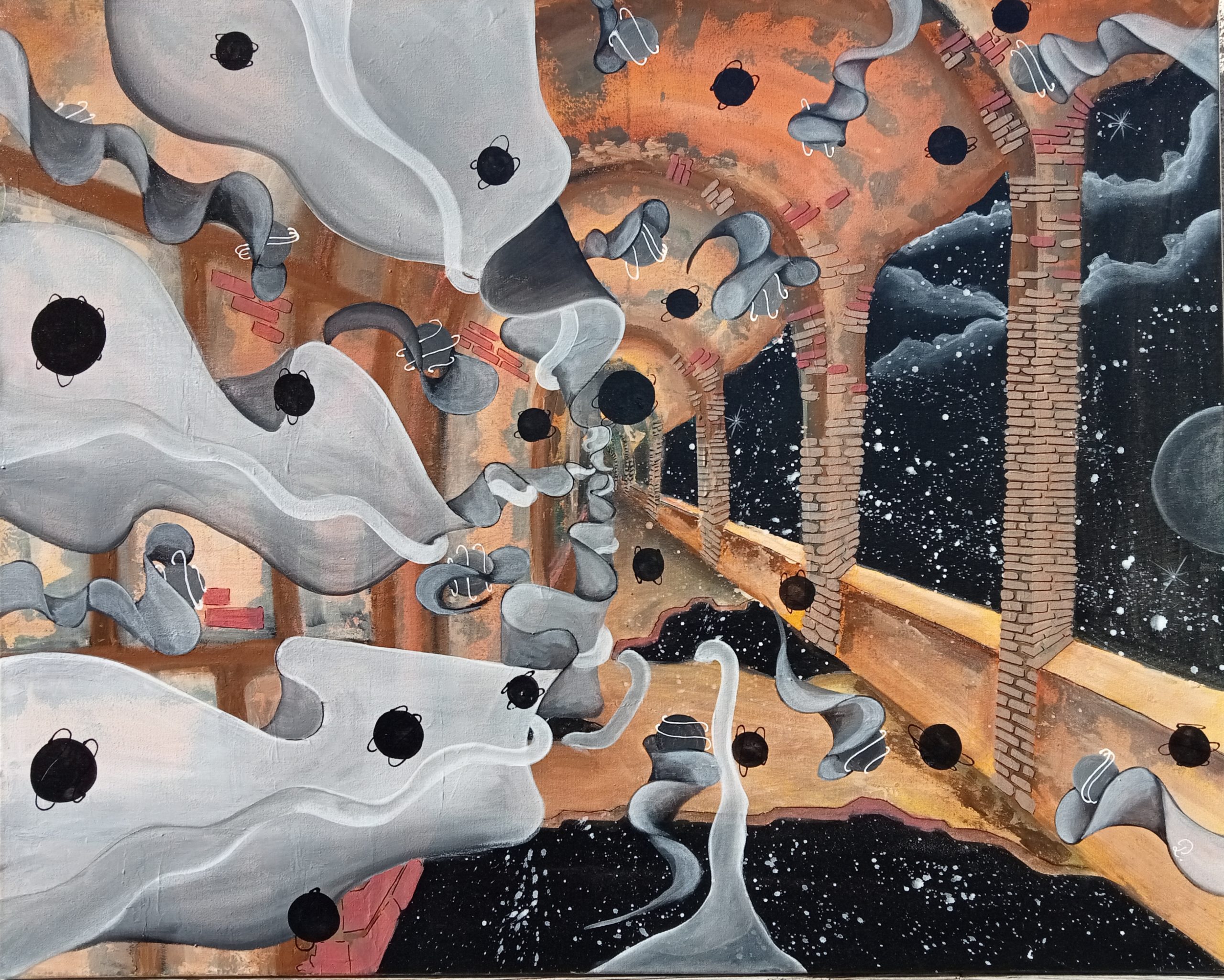 Le cloître perdu dans l'espace