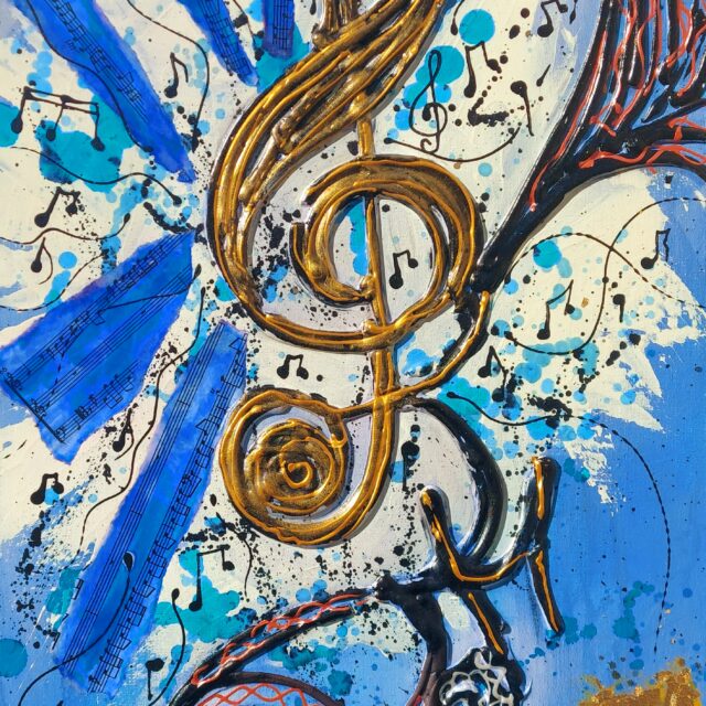Vibration bleu